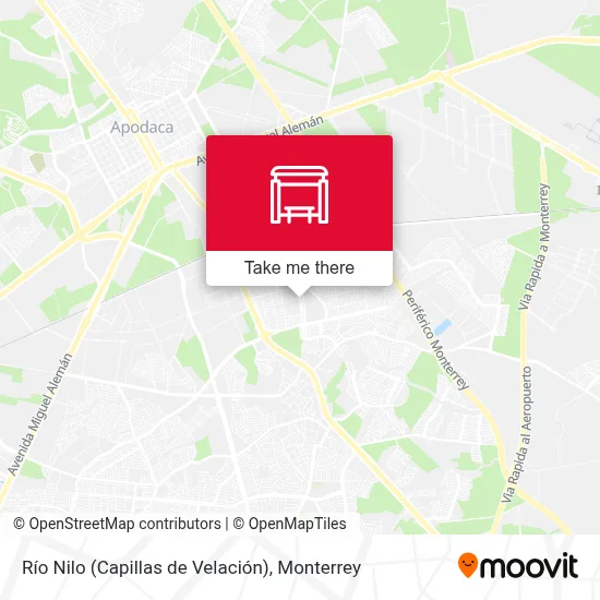 Río Nilo (Capillas de Velación) map