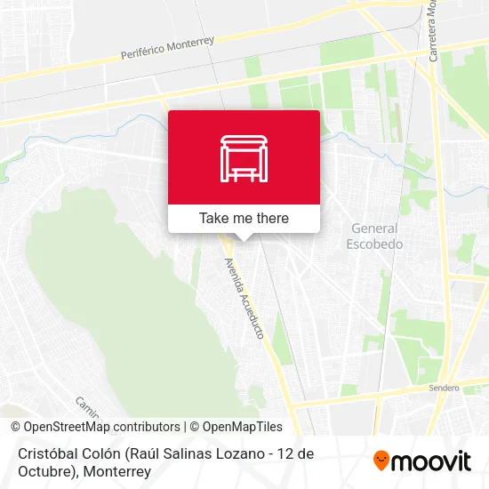 Mapa de Cristóbal Colón (Raúl Salinas Lozano - 12 de Octubre)
