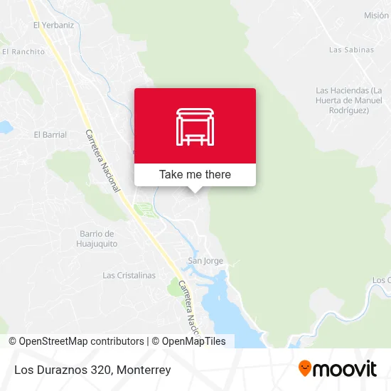 Los Duraznos 320 map