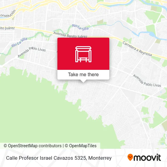 Calle Profesor Israel Cavazos 5325 map