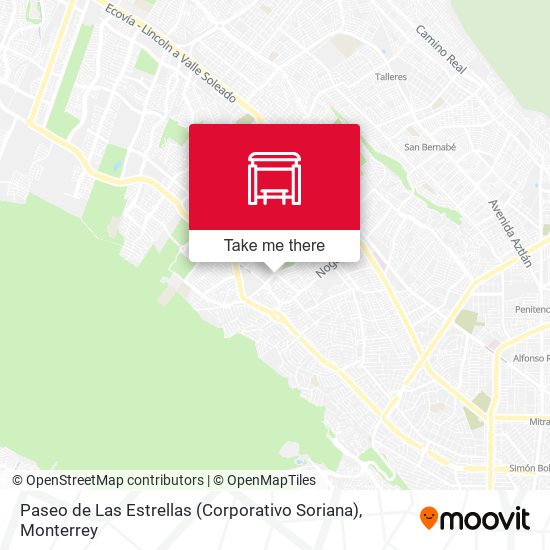 Mapa de Paseo de Las Estrellas (Corporativo Soriana)