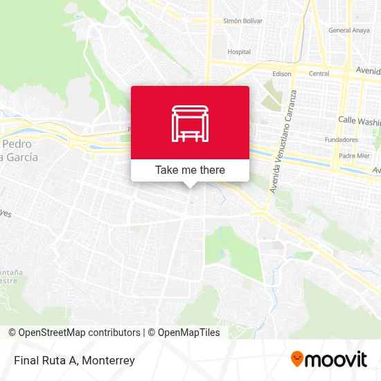 Final Ruta A map