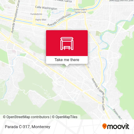 Parada C-317 map