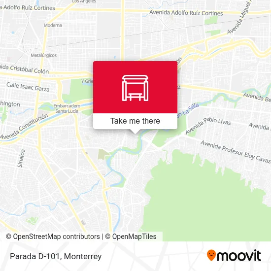 Parada D-101 map