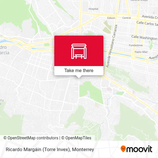 Ricardo Margáin (Torre Invex) map