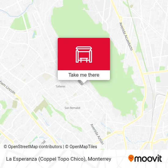 La Esperanza (Coppel Topo Chico) map