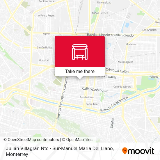 Mapa de Julián Villagrán Nte - Sur-Manuel Maria Del Llano