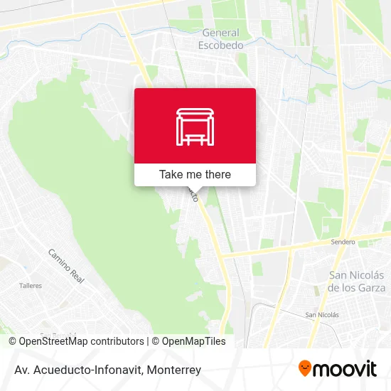 Av. Acueducto-Infonavit map