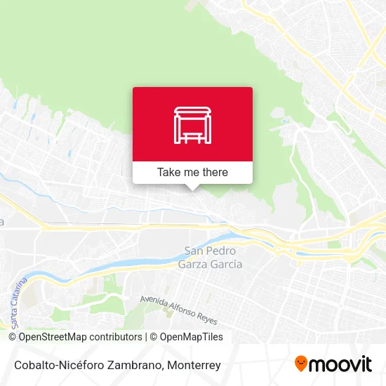 Cobalto-Nicéforo Zambrano map
