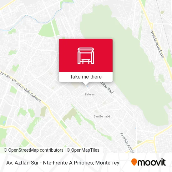 Av. Aztlán Sur - Nte-Frente A Piñones map