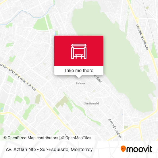 Av. Aztlán Nte - Sur-Esquisito map