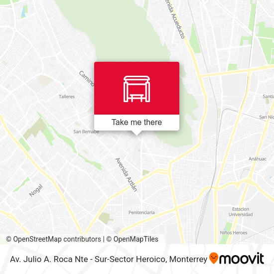 Mapa de Av. Julio A. Roca Nte - Sur-Sector Heroico
