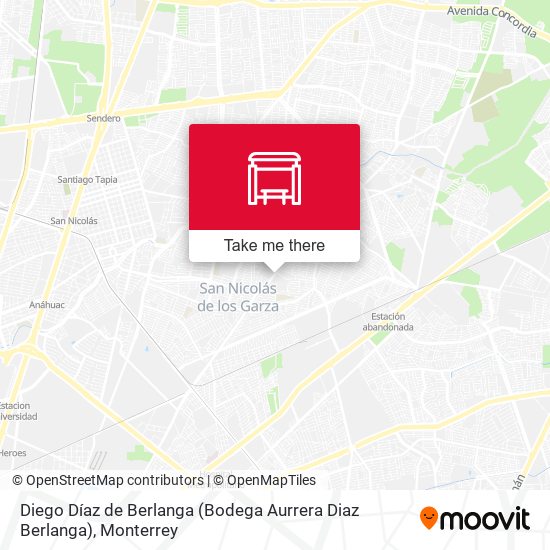 Diego Díaz de Berlanga (Bodega Aurrera Diaz Berlanga) map