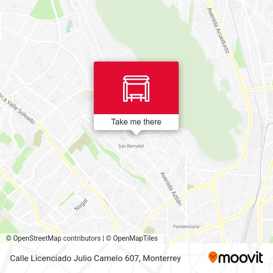 Calle Licenciado Julio Camelo 607 map