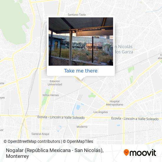 Nogalar (República Mexicana - San Nicolás) map