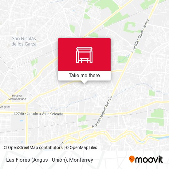 Las Flores (Angus - Unión) map