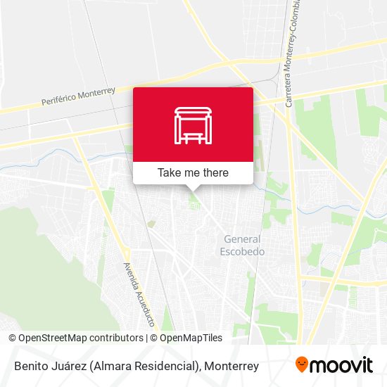 Benito Juárez (Almara Residencial) map