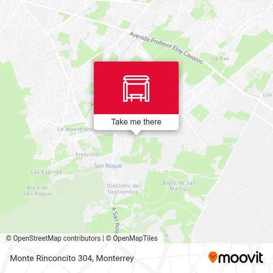 Monte Rinconcito 304 map