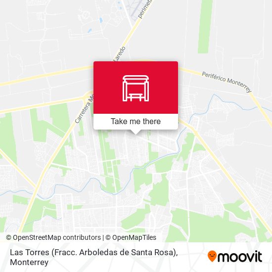 Las Torres (Fracc. Arboledas de Santa Rosa) map