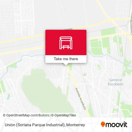 Mapa de Unión (Soriana Parque Industrial)