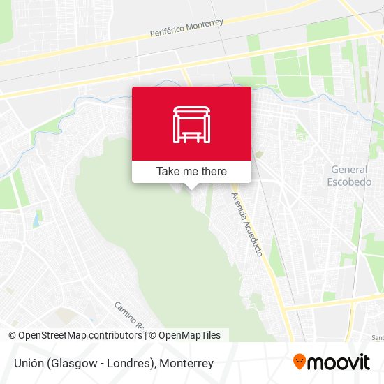 Mapa de Unión (Glasgow - Londres)
