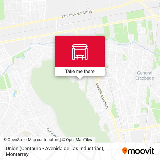 Unión (Centauro - Avenida de Las Industrias) map