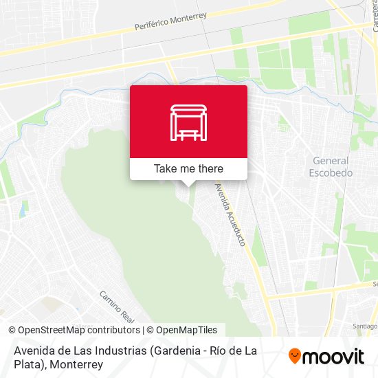 Mapa de Avenida de Las Industrias (Gardenia - Río de La Plata)