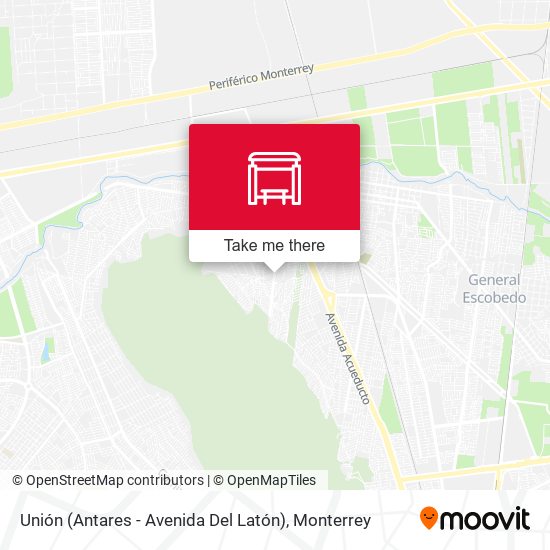 Mapa de Unión (Antares - Avenida Del Latón)