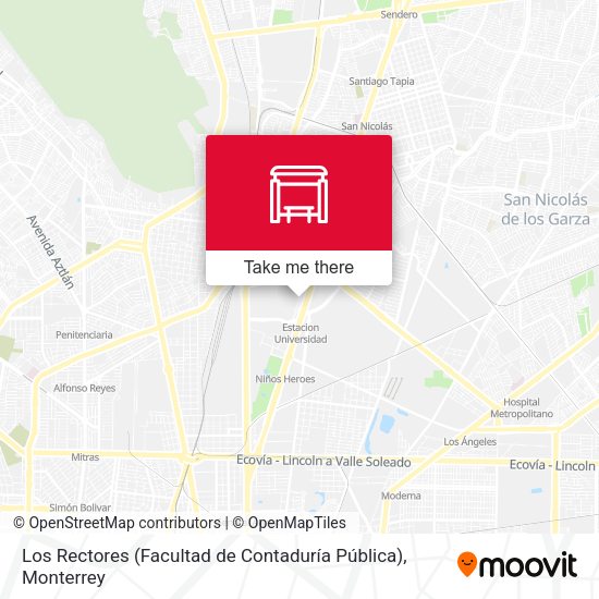 Los Rectores (Facultad de Contaduría Pública) map