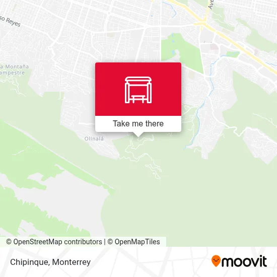 Chipinque map