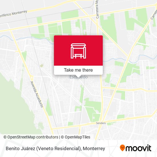 Mapa de Benito Juárez (Veneto Residencial)