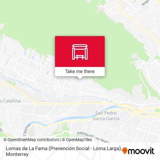 Lomas de La Fama (Prevención Social - Loma Larga) map