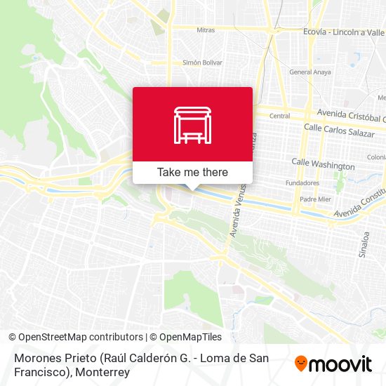 Mapa de Morones Prieto (Raúl Calderón G. - Loma de San Francisco)