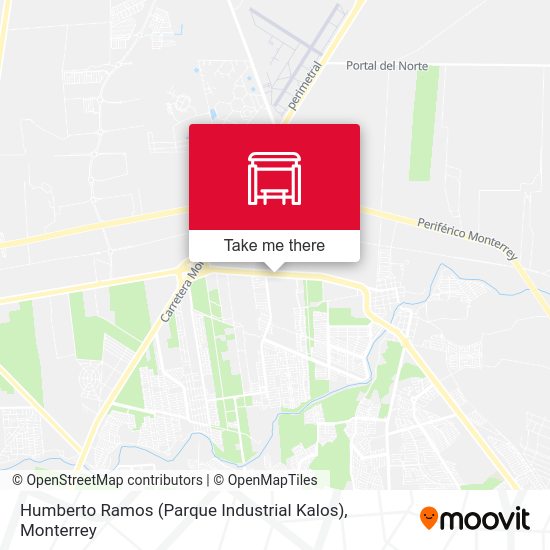 Mapa de Humberto Ramos (Parque Industrial Kalos)