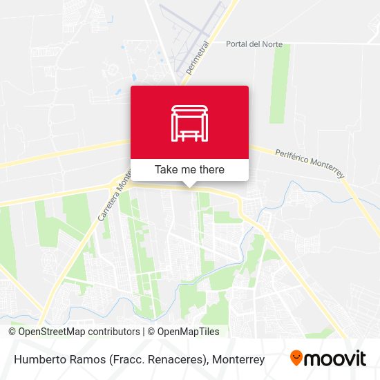 Mapa de Humberto Ramos (Fracc. Renaceres)