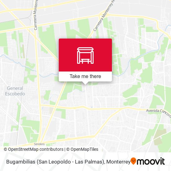 Bugambilias (San Leopoldo - Las Palmas) map