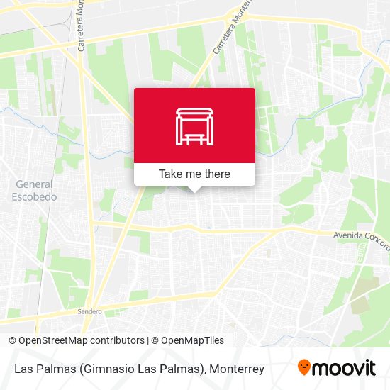 Las Palmas (Gimnasio Las Palmas) map
