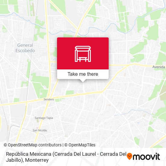 República Mexicana (Cerrada Del Laurel - Cerrada Del Jabillo) map