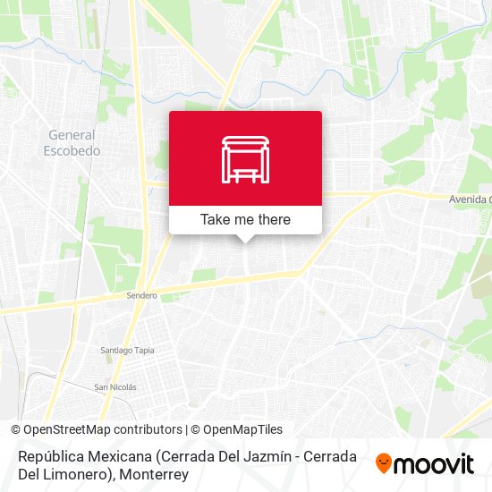 República Mexicana (Cerrada Del Jazmín - Cerrada Del Limonero) map