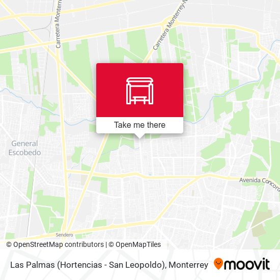 Las Palmas (Hortencias - San Leopoldo) map