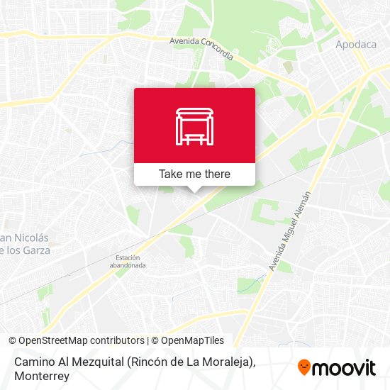 Mapa de Camino Al Mezquital (Rincón de La Moraleja)