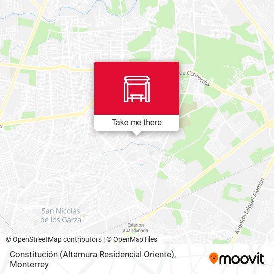 Constitución (Altamura Residencial Oriente) map