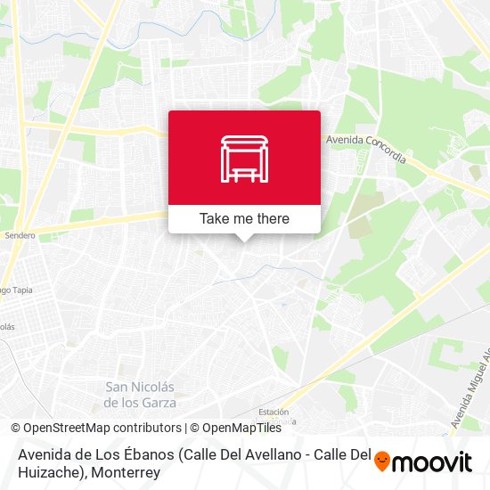 Avenida de Los Ébanos (Calle Del Avellano - Calle Del Huizache) map