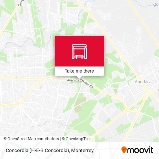 Mapa de Concordia (H-E-B Concordia)