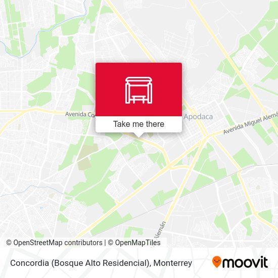 Concordia (Bosque Alto Residencial) map