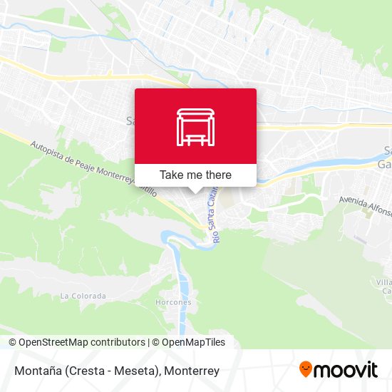 Montaña (Cresta - Meseta) map
