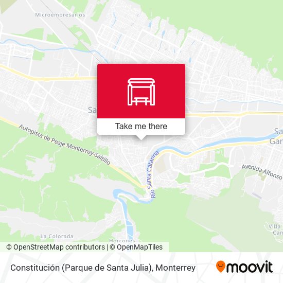 Mapa de Constitución (Parque de Santa Julia)