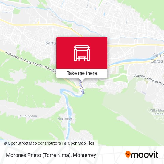 Mapa de Morones Prieto (Torre Kima)