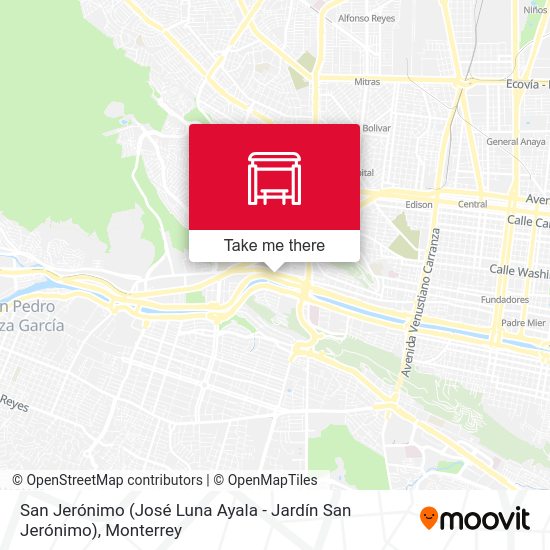 San Jerónimo (José Luna Ayala - Jardín San Jerónimo) map