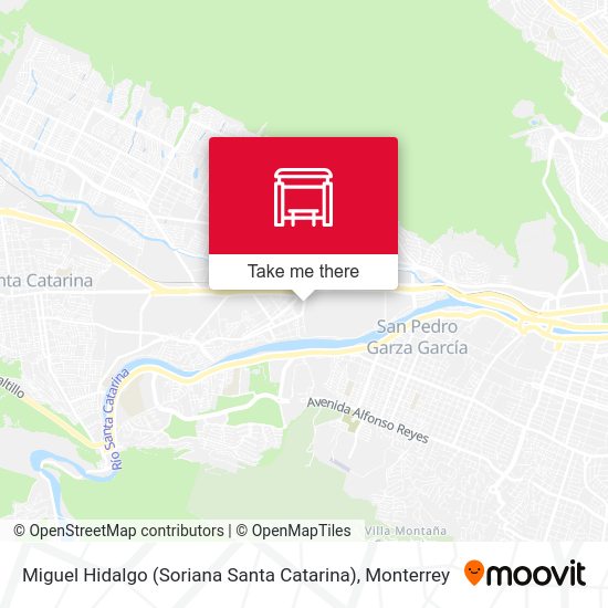 Mapa de Miguel Hidalgo (Soriana Santa Catarina)